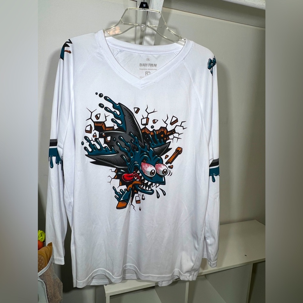 San Jose sharks cartoon jersey